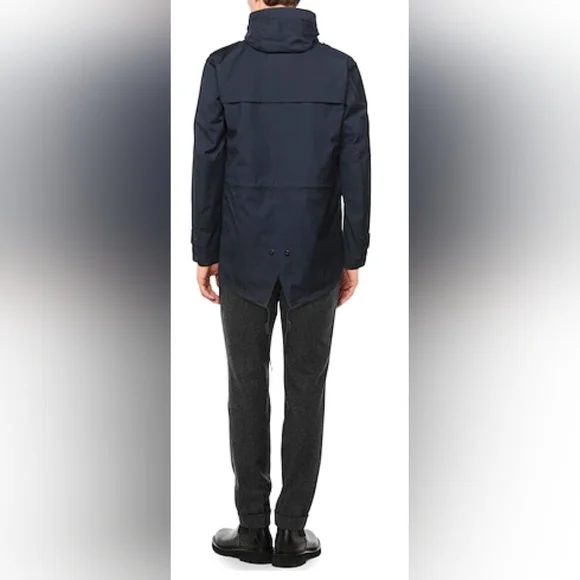 NWT ADD Down Parka Shell Jacket Dark Blue MSRP $910